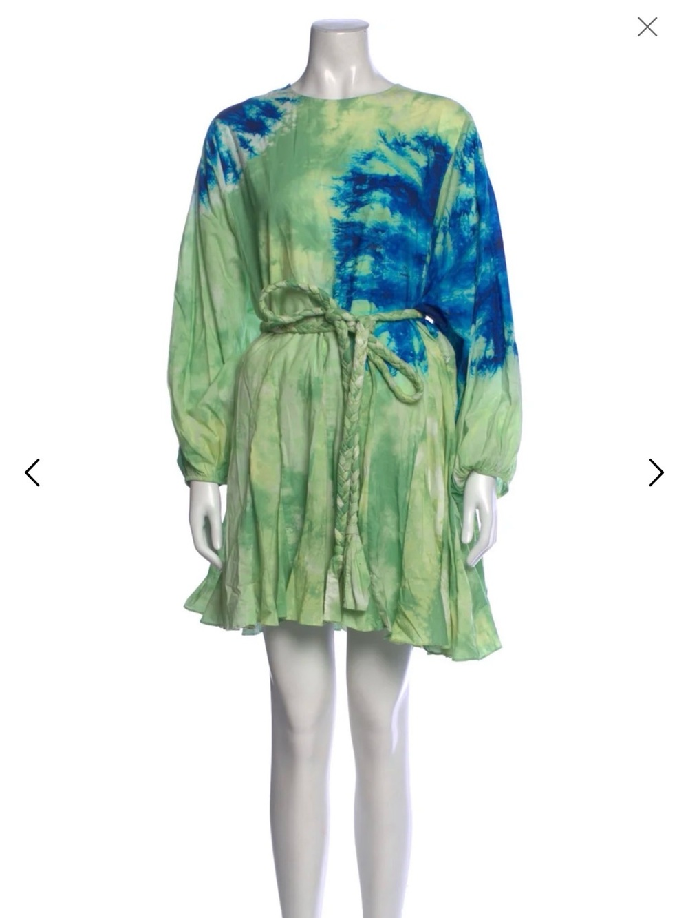 NWT Size L RHODE Ella Tie Dye Dress